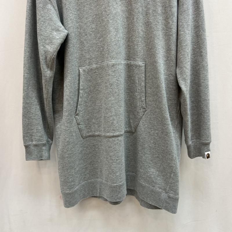 アベイシングエイプ スウェットトレーナーワンピース A BATHING APE アベイシングエイプ パーカー 長袖 猿 BAPE ロゴ