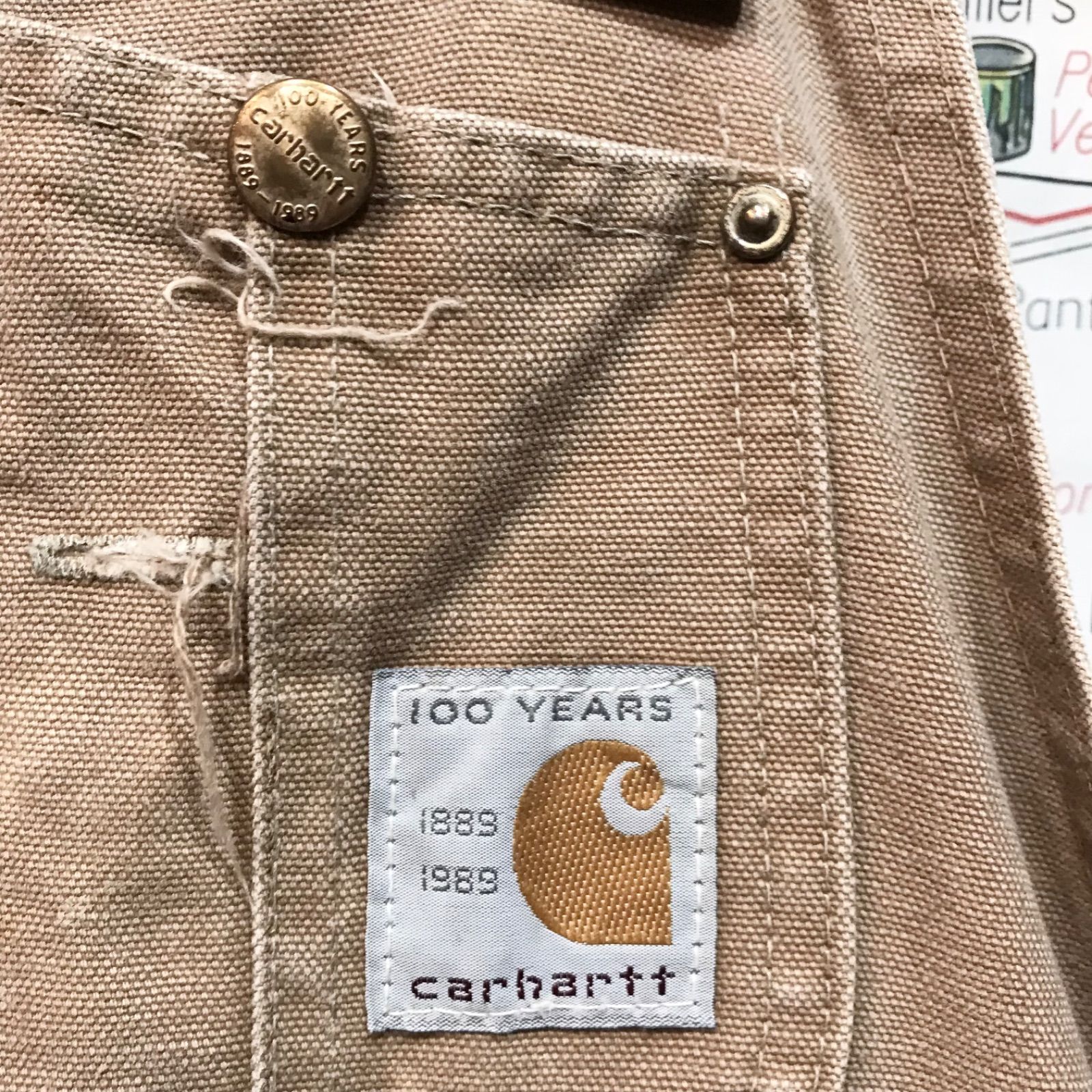 carhartt カーハート オーバーオール w34 古着 (1116) - メルカリ