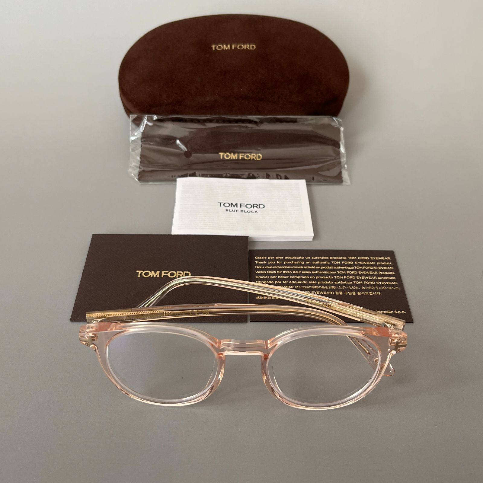 トムフォード メガネ FT5796 アジアンフィット TOM FORD メンズ  