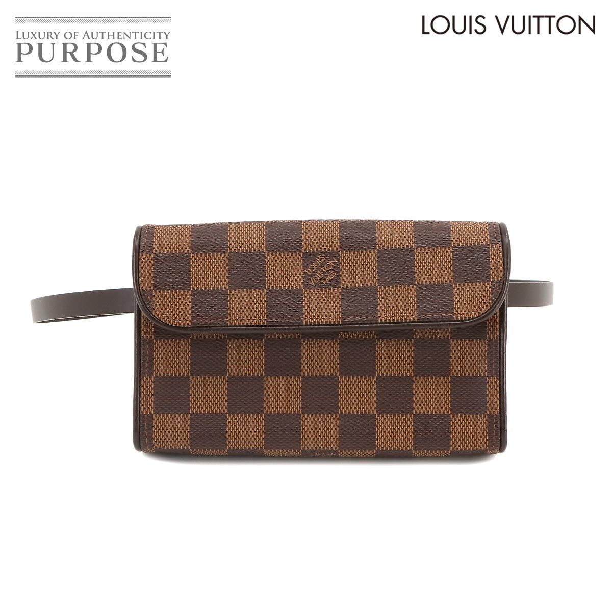 新品同様 ルイ ヴィトン LOUIS VUITTON ダミエ ポシェット フロランティーヌ ウエストポーチ ベルトバッグ エベヌ N51856  90228358 - メルカリ