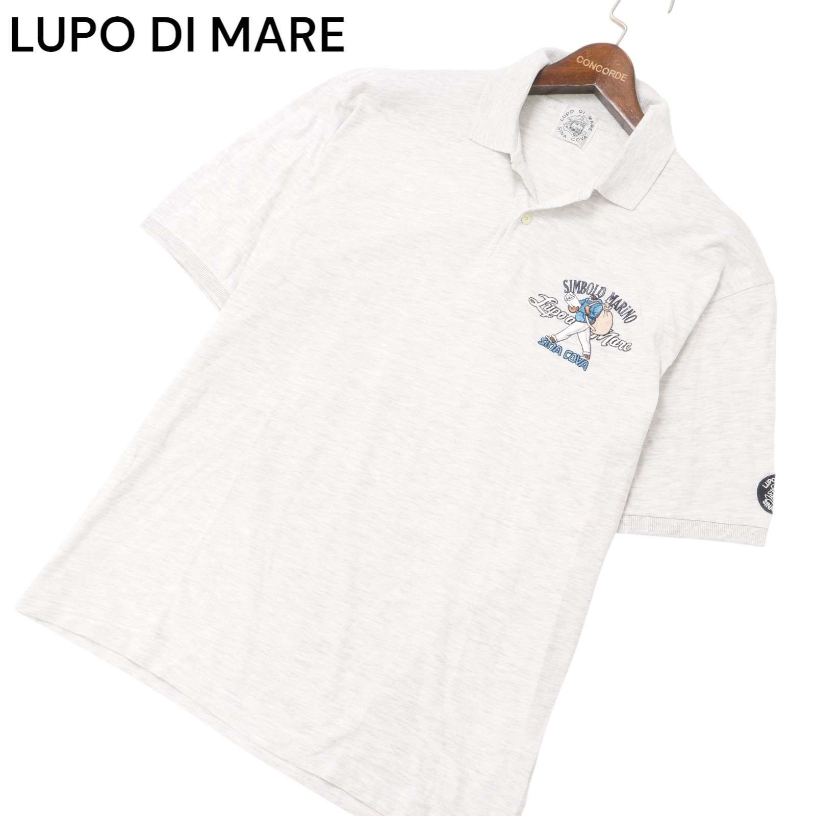 SINACOVA シナコバ 春夏 ロゴ刺繍☆ ワッペン 半袖 ポロシャツ Sz.L