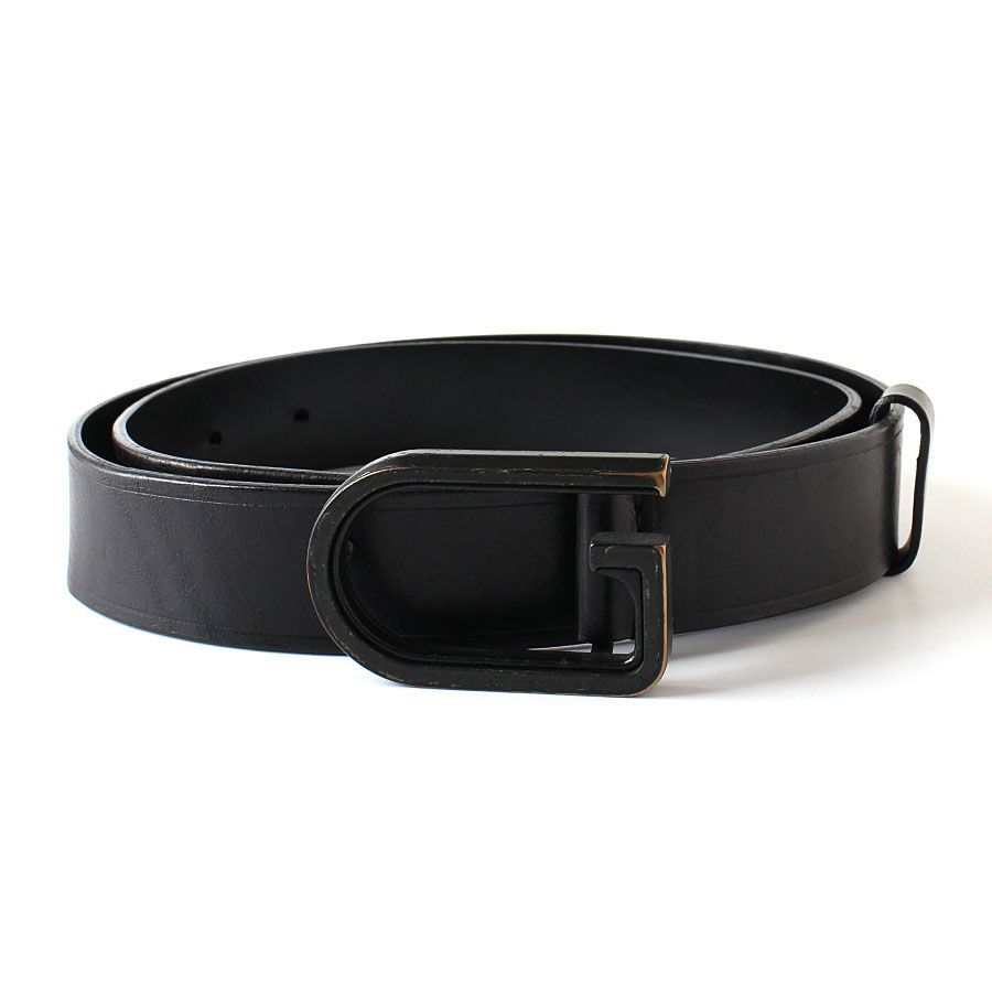 【美品】GUCCI (グッチ) ベルト レザー Gバックル ブラック ダブルG ワイドベルトブラック レザー | GUCCI公式