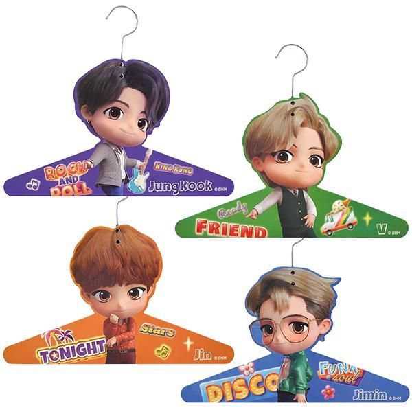 TinyTAN ハンガー 4個セット BTS グッズ ダイナマイト JUNGKOOK