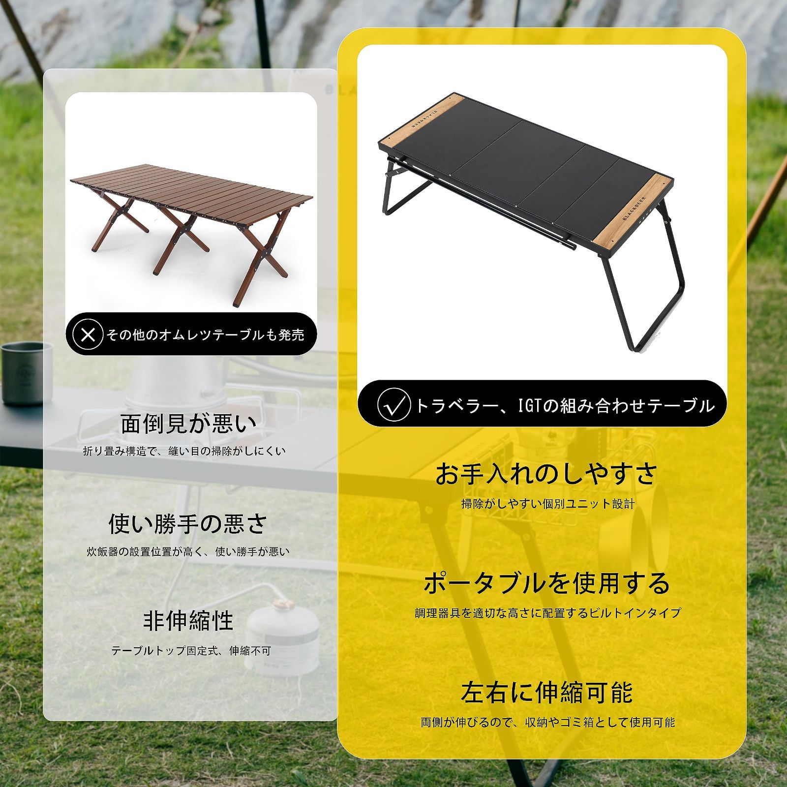 収納バッグ付き キャンプ