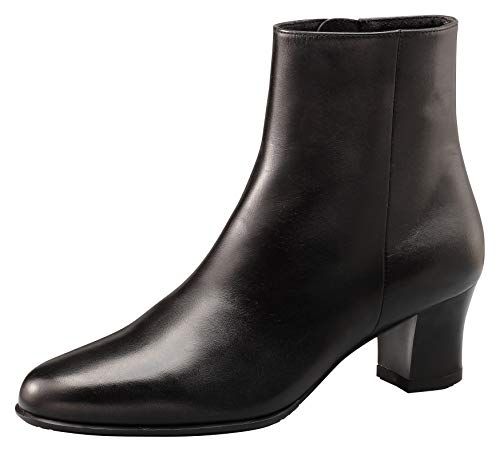 サクセスウォーク ショートブーツ ラウンドトゥ ヒール5 5 cm 牛革 WIN 450 レディース BL 24 2 E