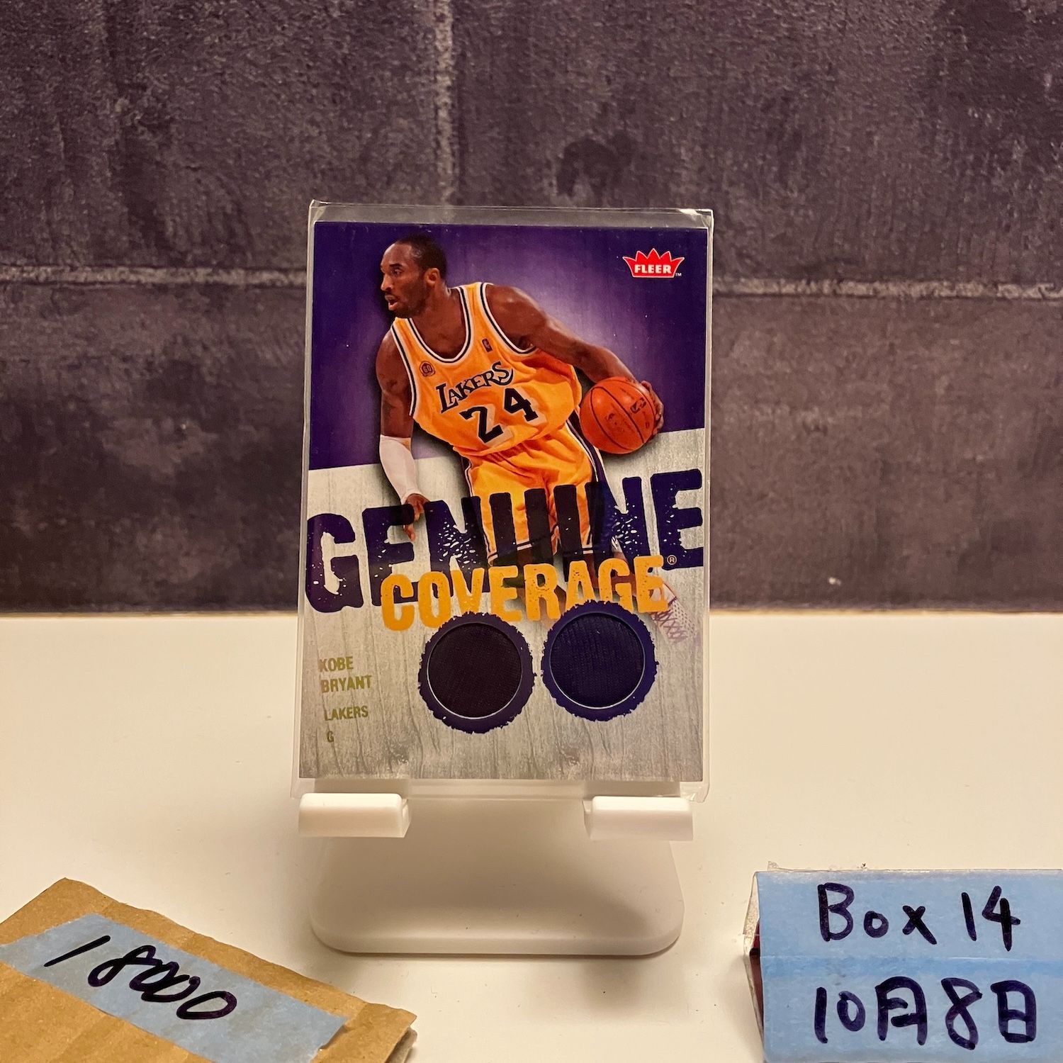 2008–09 Fleer Kobe Bryant Los Angeles Lakers ジャージ カード