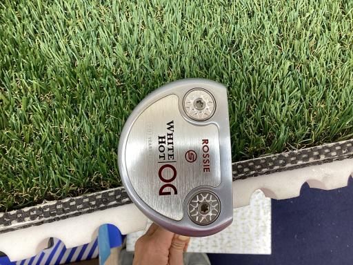 オデッセイ WHITE HOT OG ROSSIE S 34インチ パター PT スチール フレックスその他 メンズ 男性用 右利き 右用 Bランク ゴルフクラブ