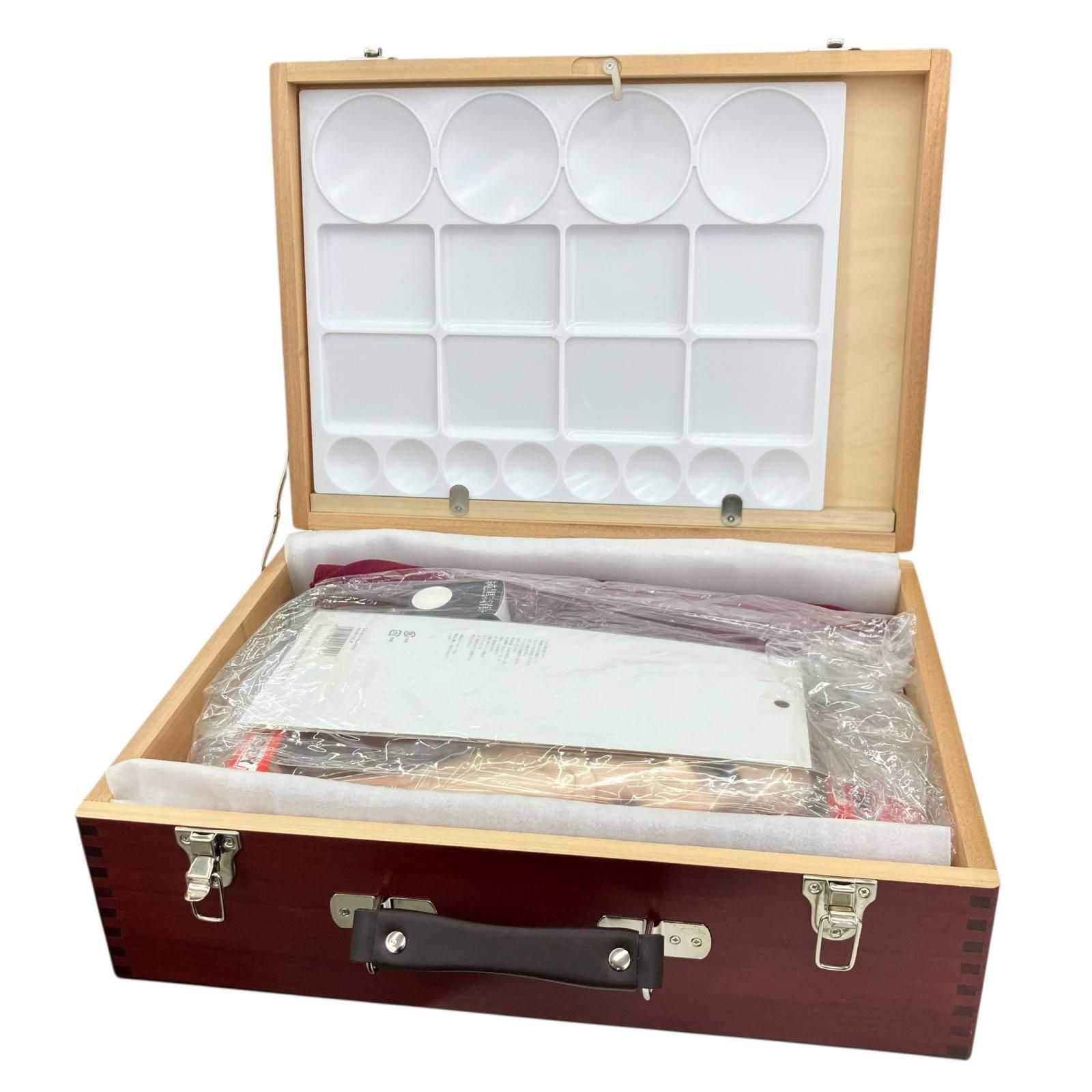 186000 スケッチボックス 木箱 ケース 画材道具セット