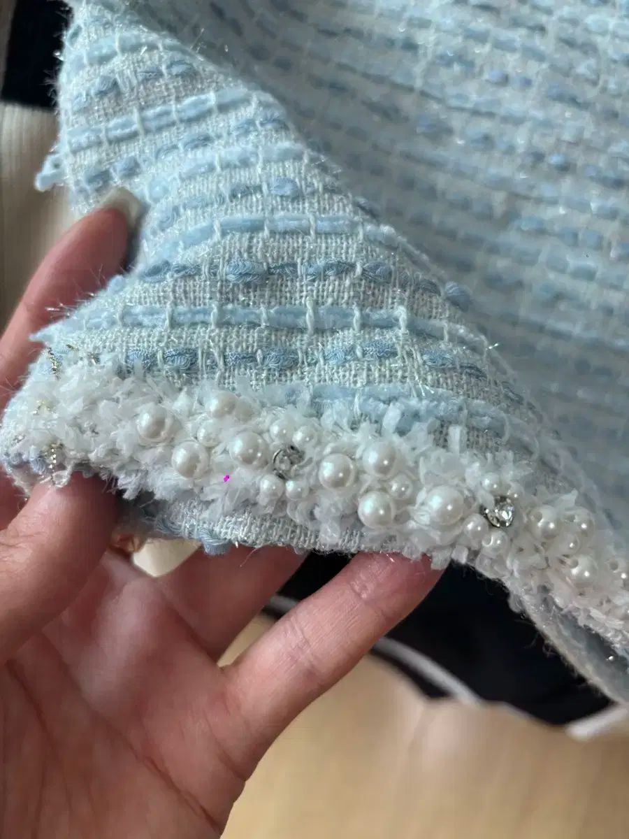 9 4 → 5 ツイード セット deaube デベラ ROSSUM J 韓国通販 ブルー