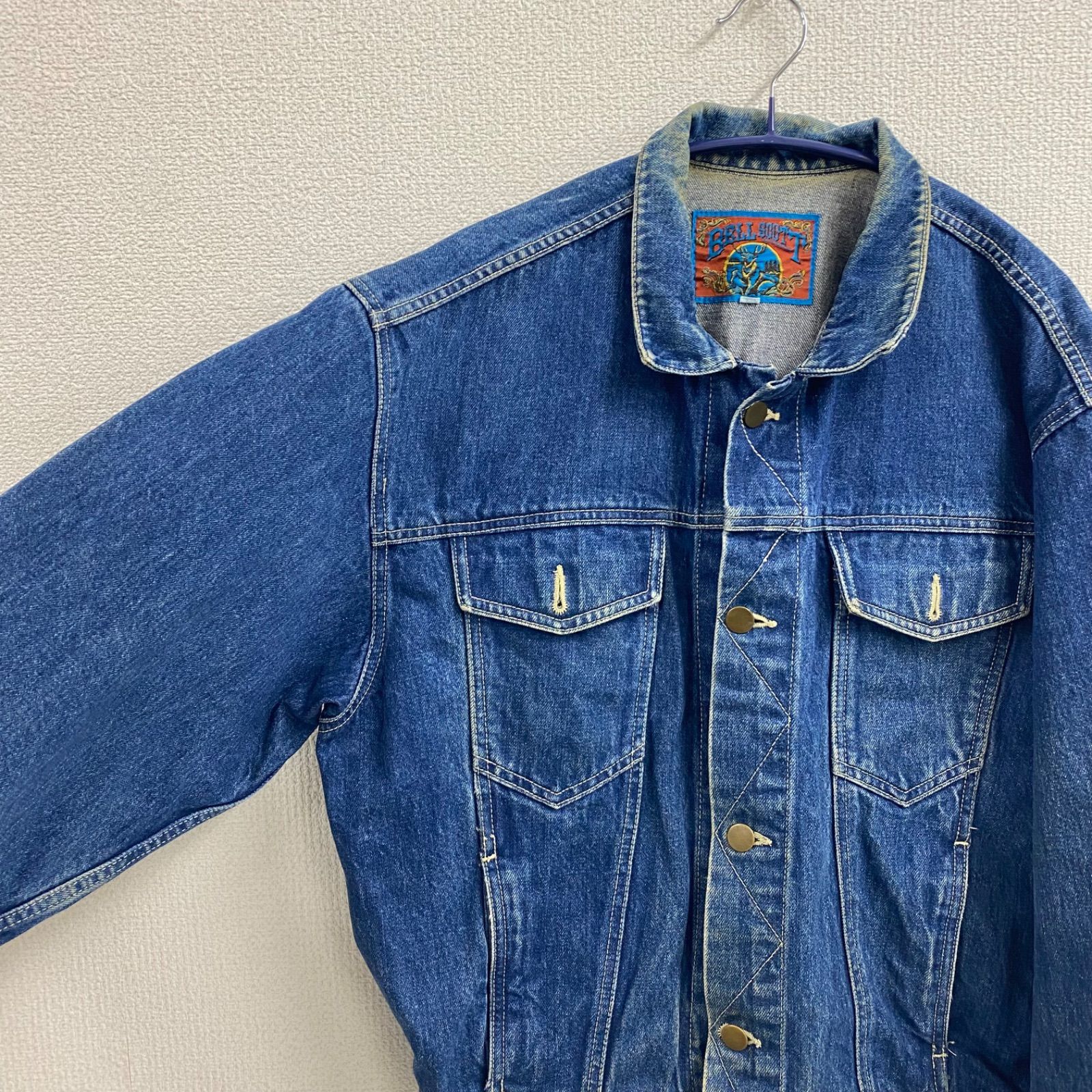 80s 90s BELL SCOTT オーバーサイズ デニムジャケット L - メルカリ
