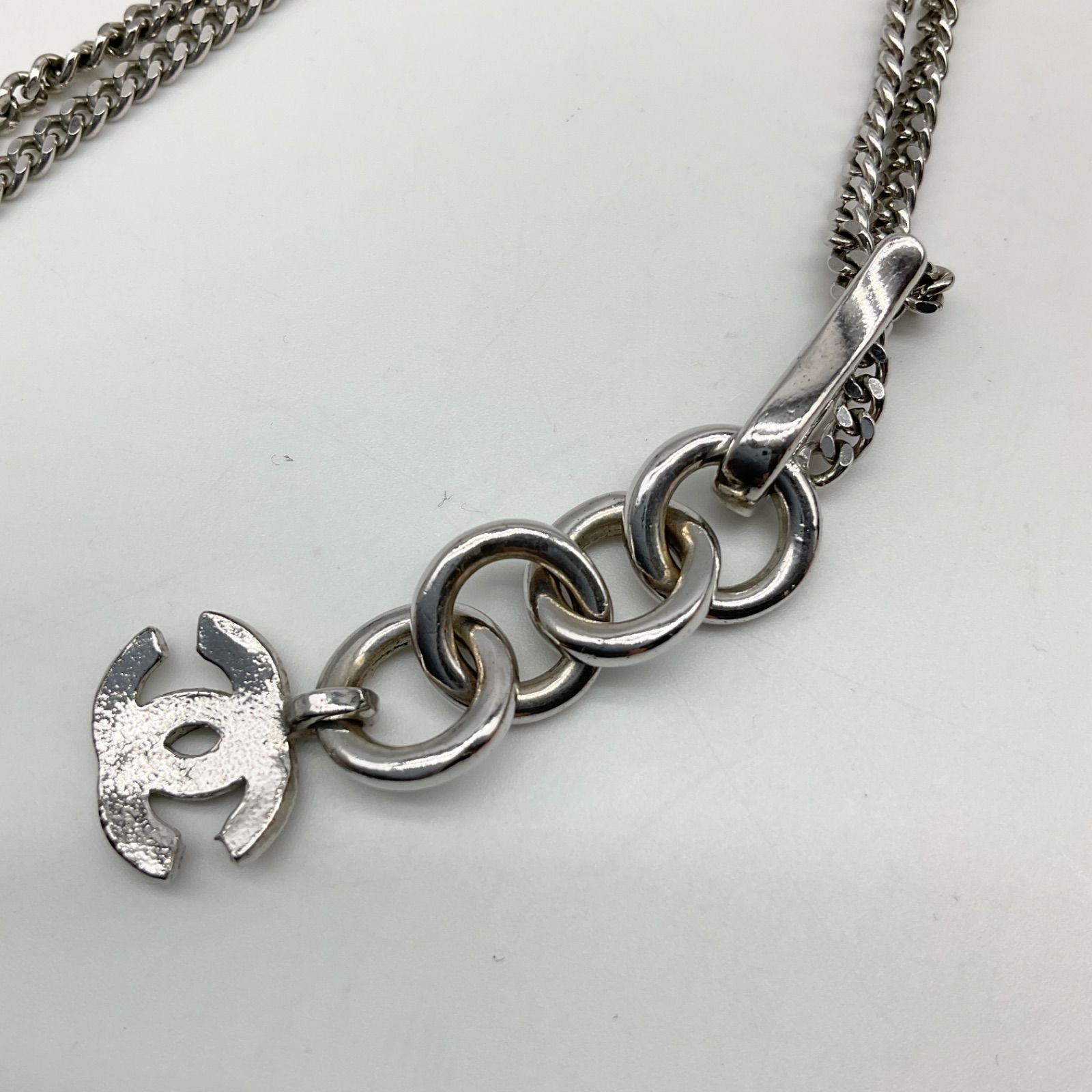 箱付 シャネル 04P ココマーク ハート クローバー ブレスレット シルバー CHANEL】【04P】【ココマーク】シャネル『2004年 クローバー