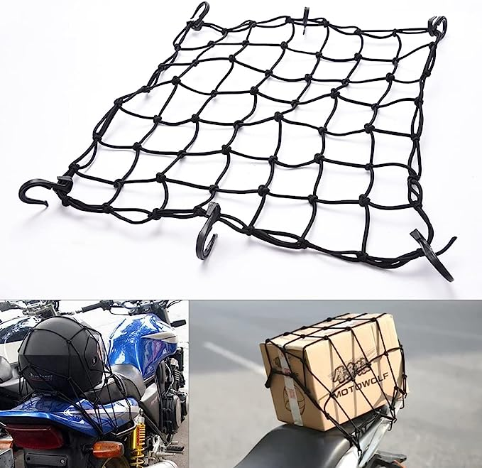 今だけスーパーセール限定 バイク用 カーゴネット 40×40cm ゴム製