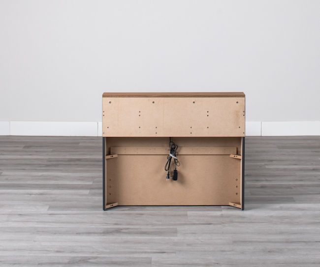 他まとめ売り 未開封 訳あり アウトレット ベッドフレームダブルベッド 照明２口コンセント付 1074