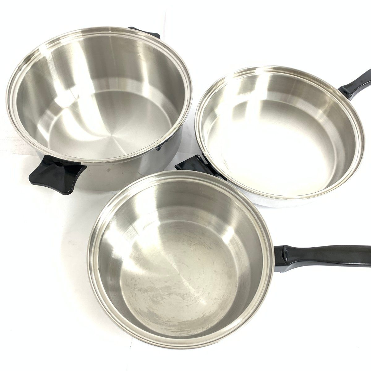 良好 INKOR インコア 両手鍋 片手鍋 スチーマー 鍋 7点セット(併用蓋3