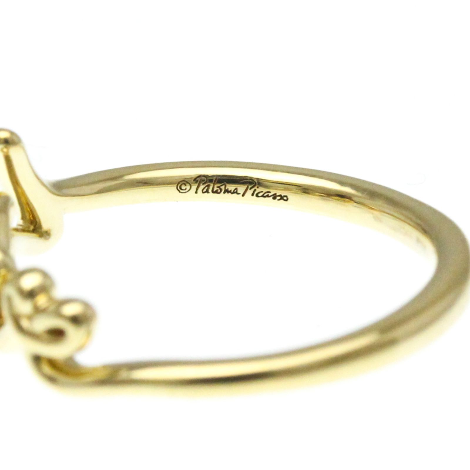 ティファニーパロマグラフィティ ラブリング K18イエローゴールド パロマ グラフィティ ラブ リング（スモール）イエローゴールド