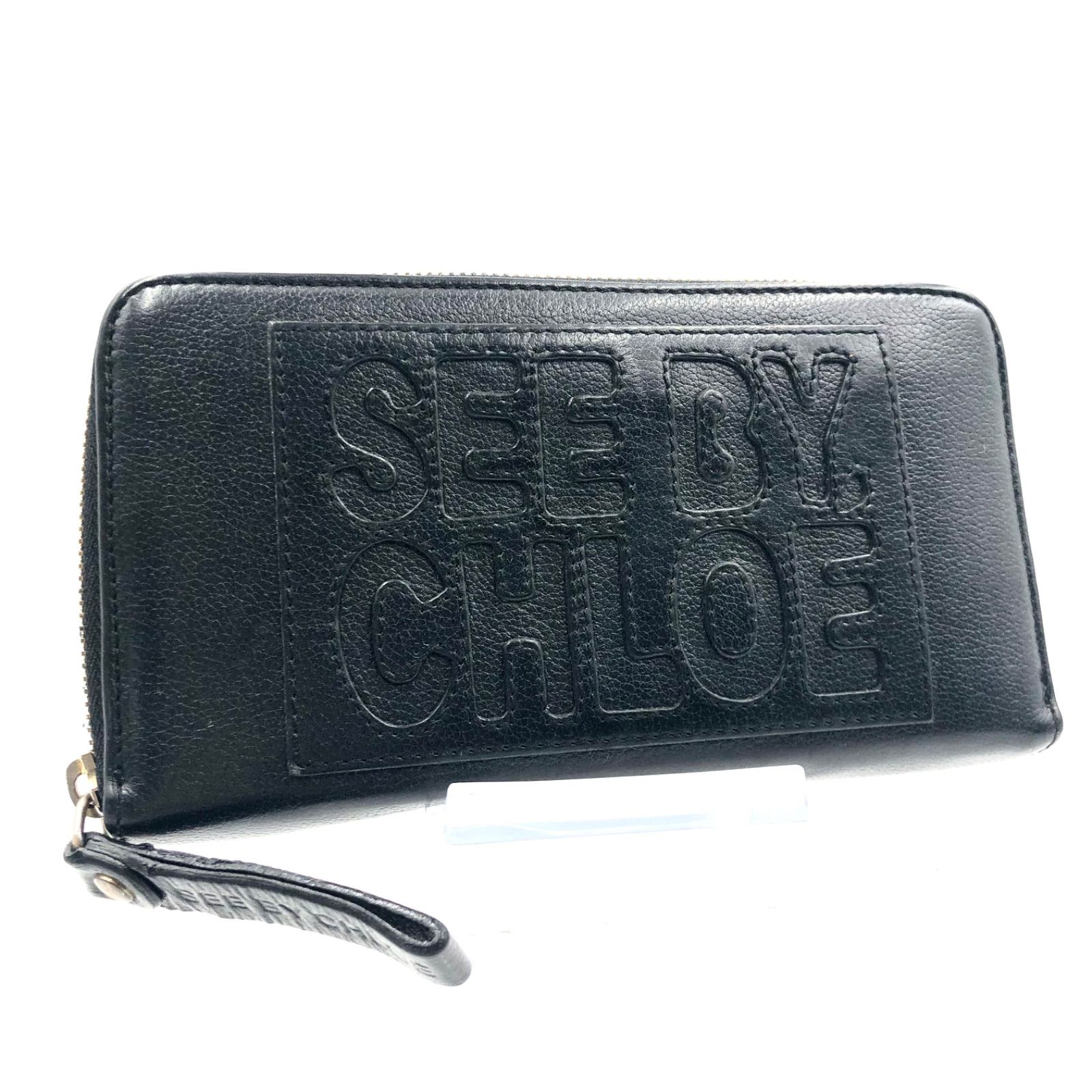 □極美品□SEEBY CHLOE シーバイクロエ ロゴ ラウンドファスナー □極美品□SEEBY CHLOE シーバイクロエ ロゴ ラウンドファスナー
