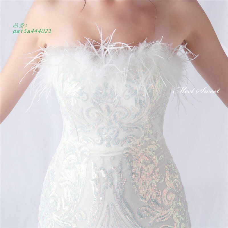 スパンイブニングドレス