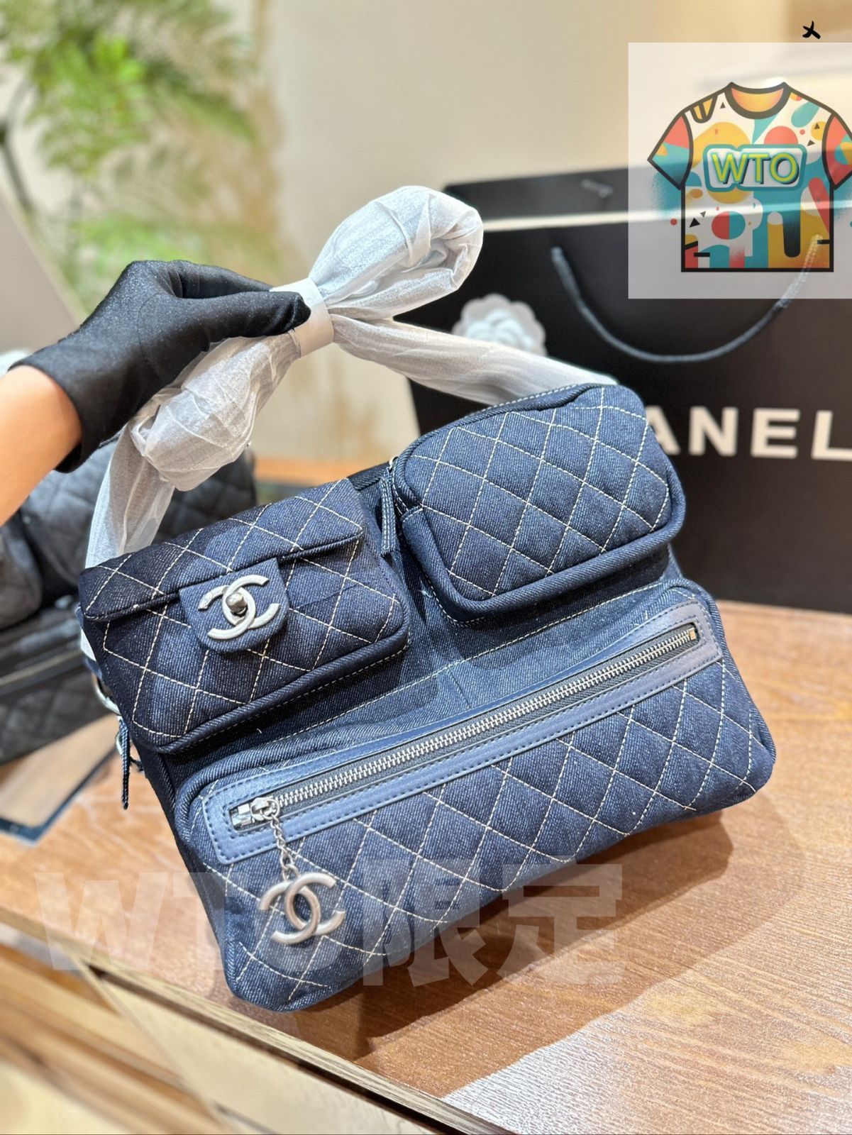 今日WTO】Chanel シャネル デニムバッグ ヴィンテージシリーズ
