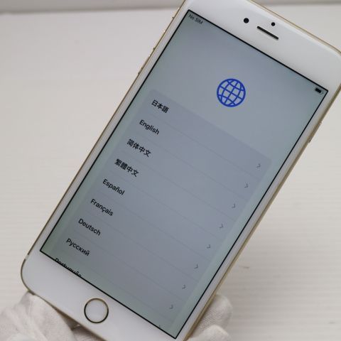 超美品 SIMフリー iPhone6S PLUS 64GB ゴールド 即日発送 スマホ