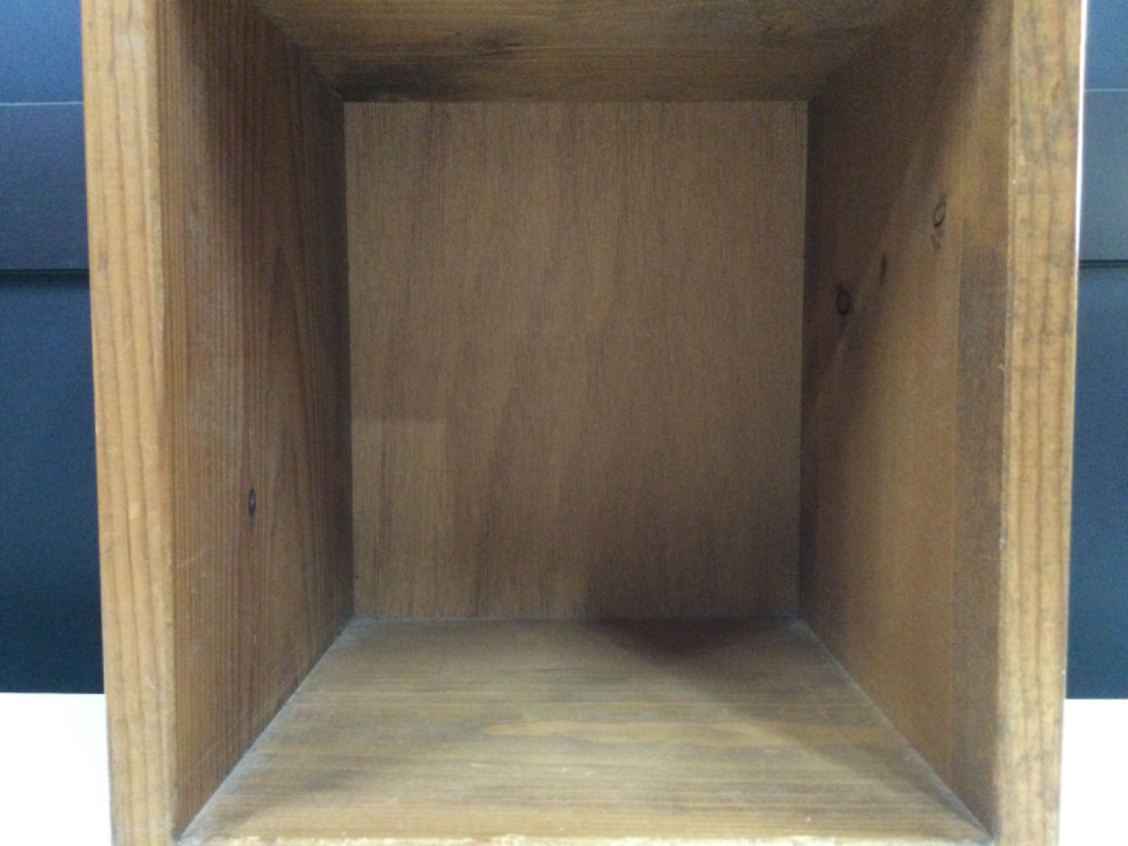 カントリー家具 木製ハート型 2段キャビネット アメリカン