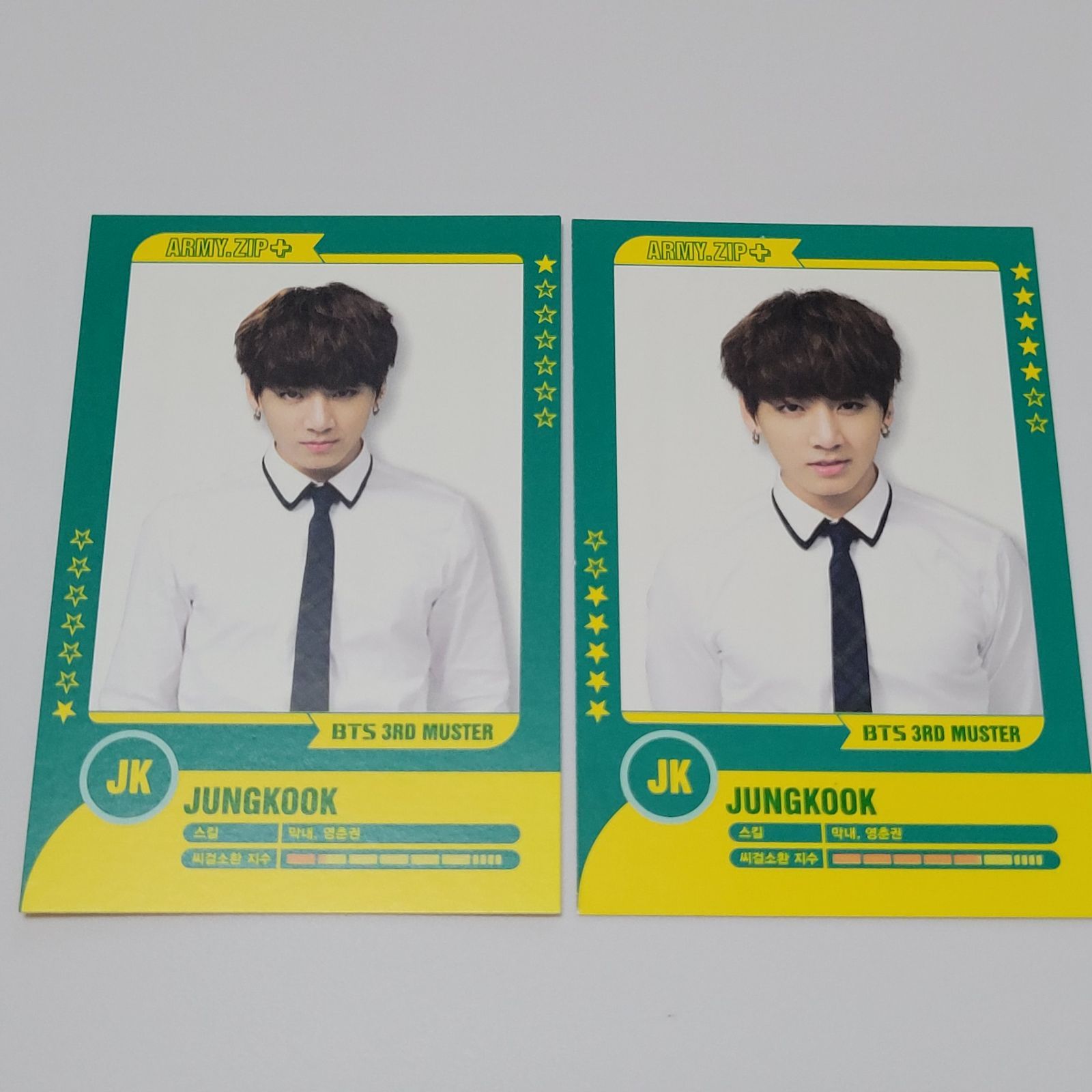 BTS 防弾少年団 3rd MUSTER PLAYER CARD JK コンプ bts 3rd muster