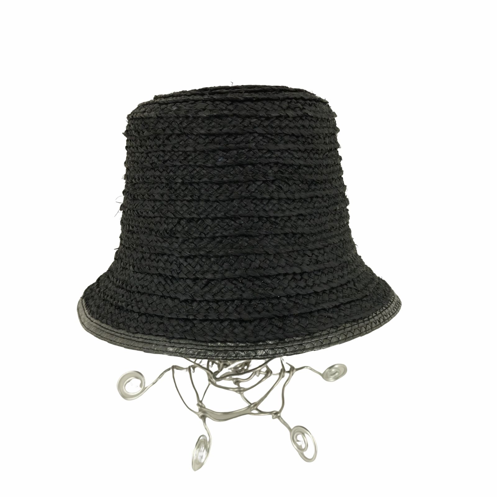 キジマタカユキ KIJIMA TAKAYUKI 23SS RAFFIA BUCKET HAT レディース
