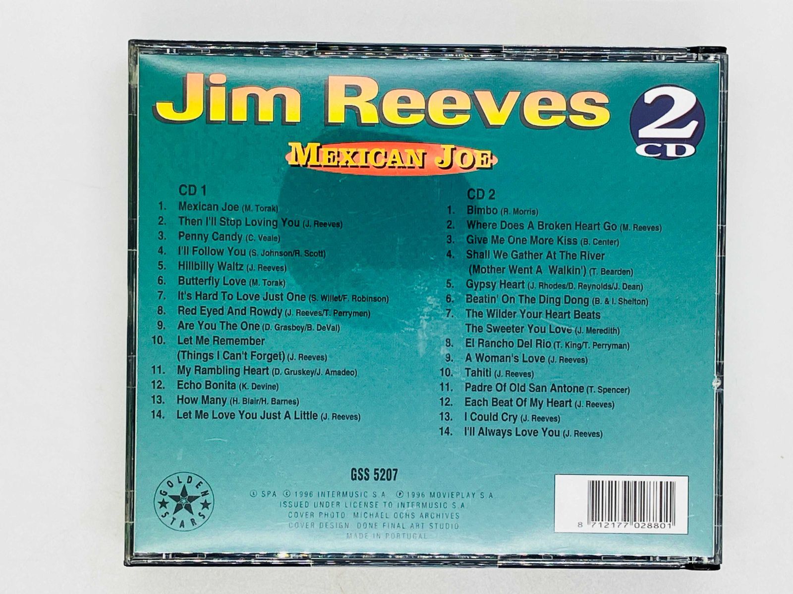Jim Reeves 2cd 2CD JIM REEVES / MEXICAN JOE / ジム・リーヴス / GSS5027 X42 - メルカリ