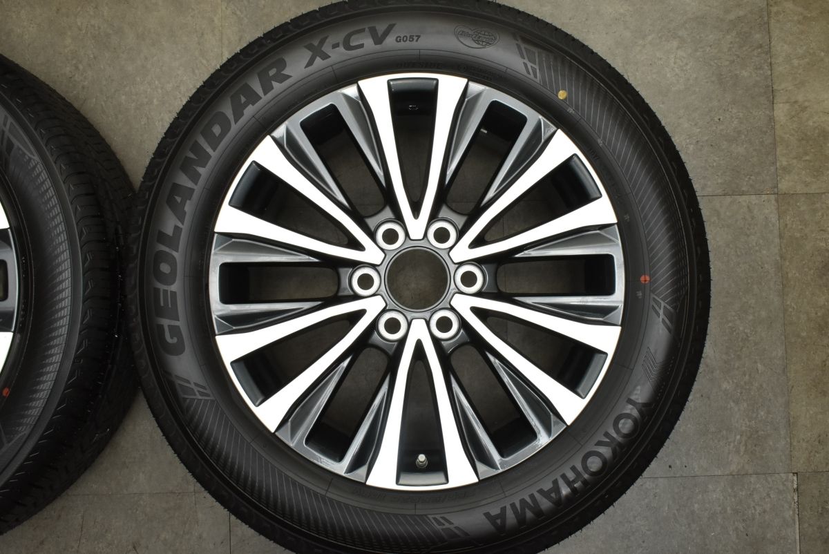 新車外し レクサス LX600 純正 20in 8J 55 PCD139.7 ヨコハマ ジオランダーX-CV G057 265 55R20 ランドクルーザー 250 300 バリ溝 MERCADOAVALIA_COM_BR