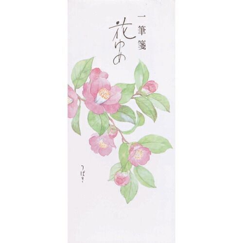 まとめ エムディーエス 一筆箋 花ゆめツバキ 縦罫7行 12-911 ×20セット