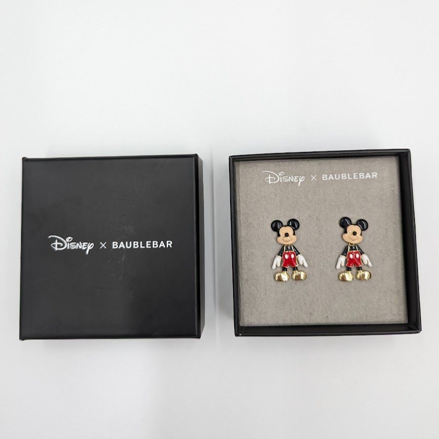 新品】海外限定 Disney×BAUBLEBAR コラボ ミッキー ピアス - メルカリ