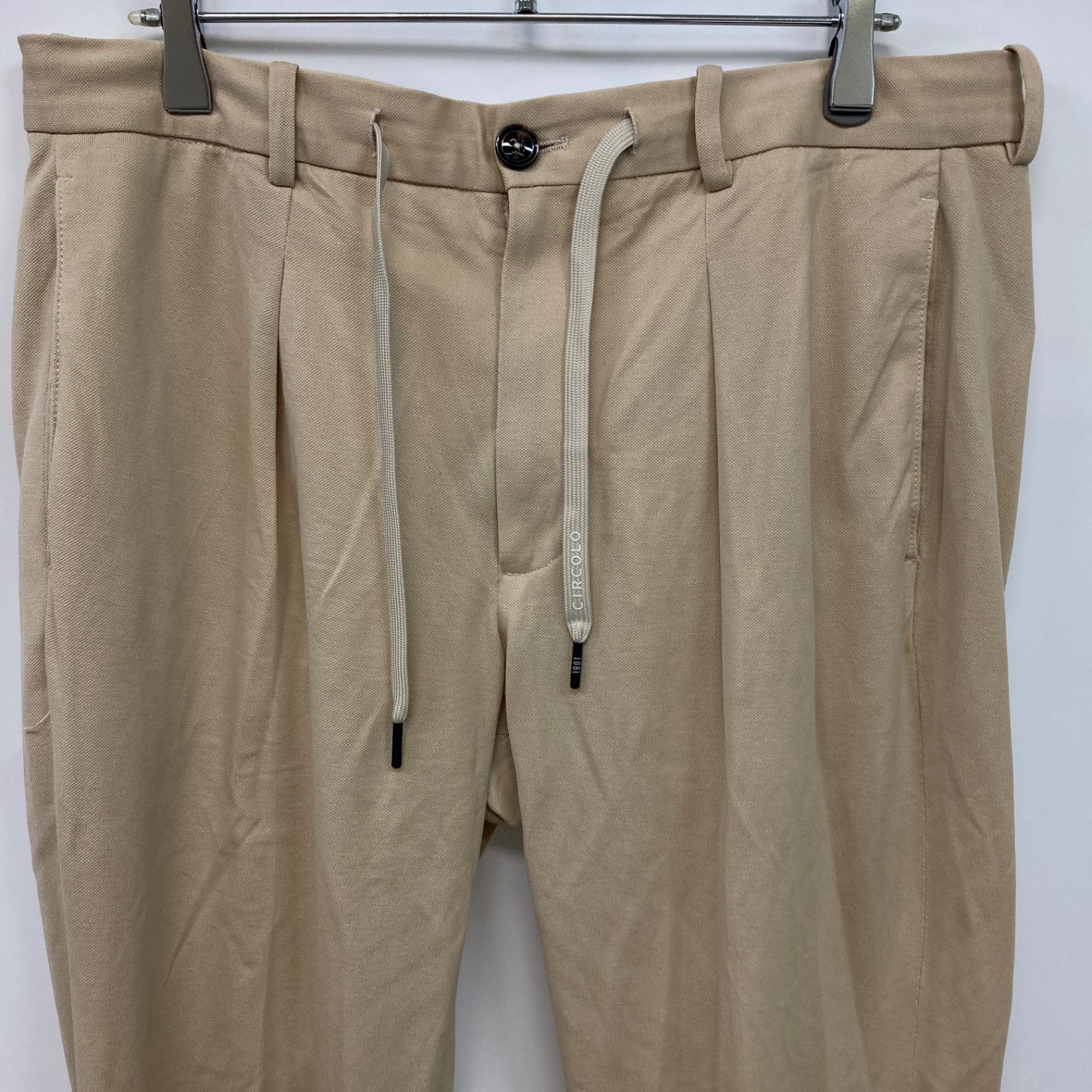 CIRCOLO チルコロ セットアップ テーラードジャケット パンツ フォーマル ベージュ メンズ レディース 48サイズ CS108 WWW_MORNINGWALKER_COM