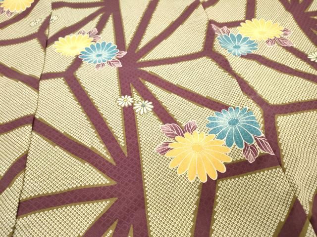 平和屋着物▼お引きずり・お引き摺り　訪問着　和装　舞台　舞妓　芸妓　芸者　衣装　十二単風　唐織　舞ClRREN　金銀糸　逸品　CAAQ6227ze