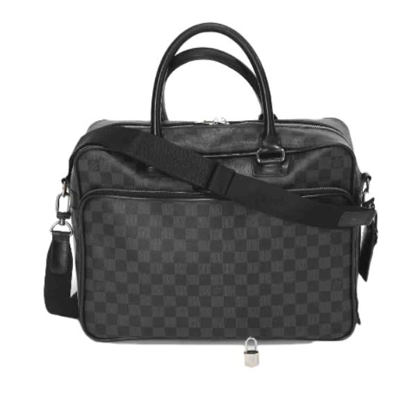 ルイヴィトン N23253 ダミエ・グラフィット ビジネスバッグ イカール ショルダーバッグ LOUIS VUITTON グレー - メルカリ