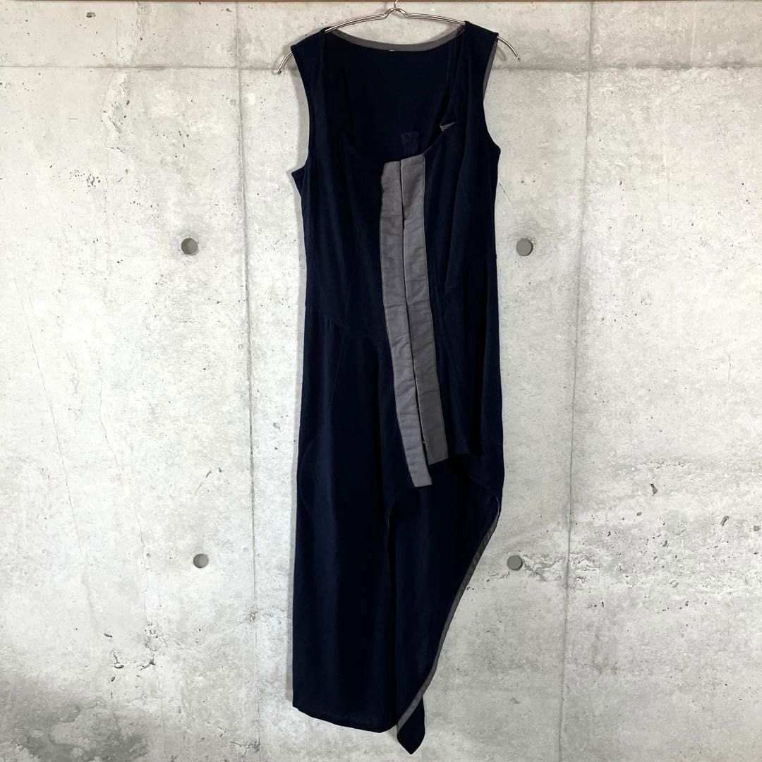 COMME des GARCONS コムデギャルソン ロングベスト 紺 サイズ 1998年 