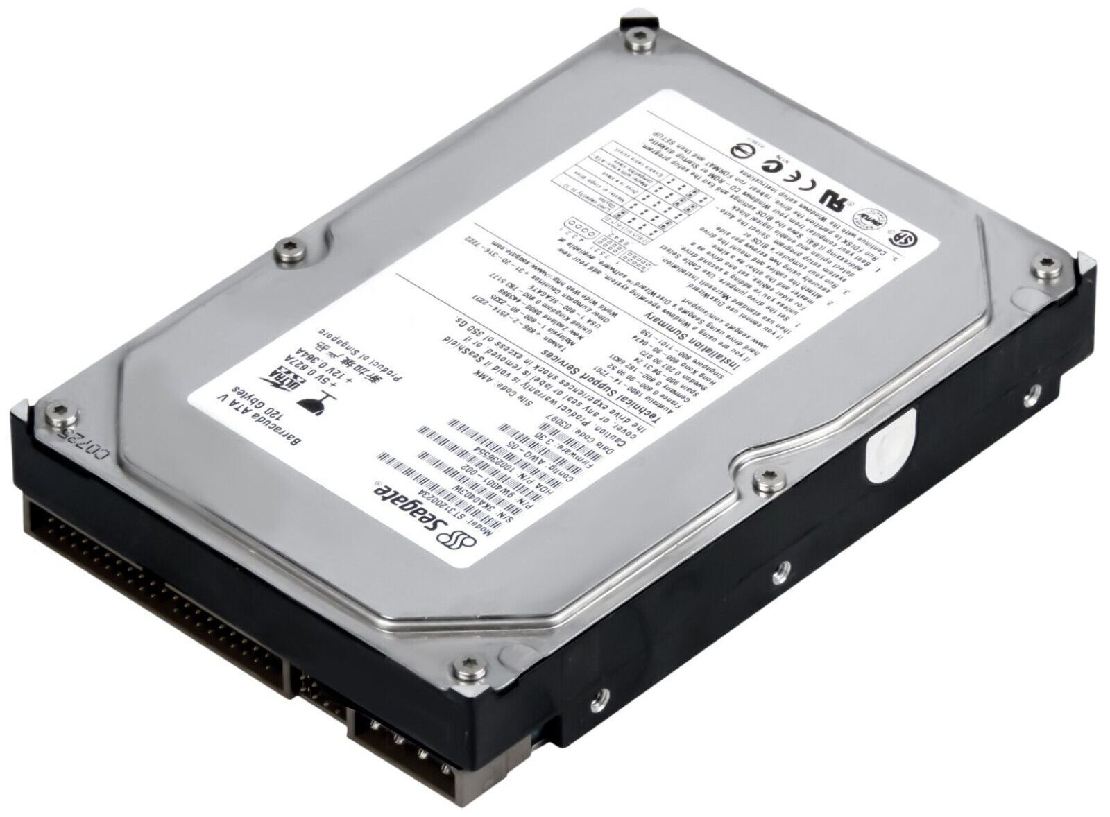 (未使用･未開封品)　Seagate Barracuda ATA V Hard Drive ST3120023A 120GB v1yptgt Seagate Barracuda ATA V ST3120023A IDE Hard Drive | eBay