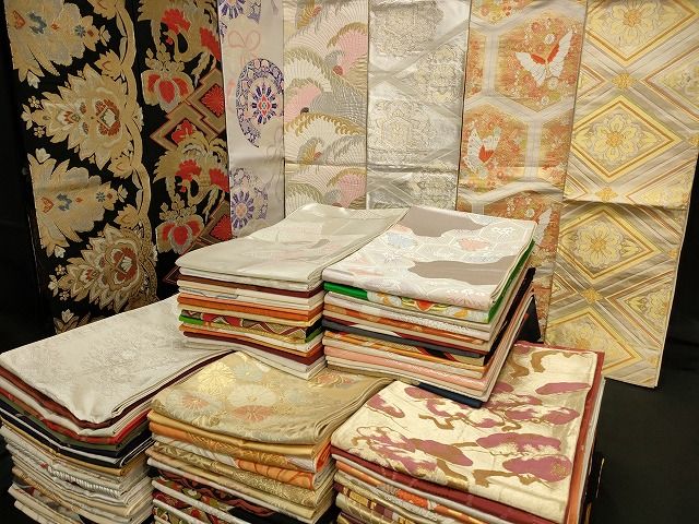 平和屋本店□袋帯 西陣 まとめて100点 鳳凰 鶴 人物 蝶 風景 花柄 宝相