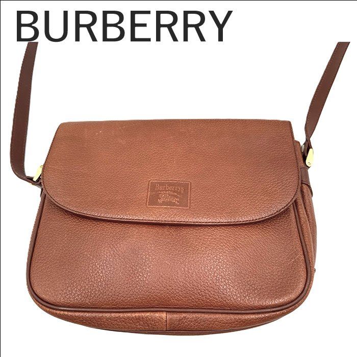 バーバリー BURBERRY ショルダーバッグ 大 ポシェット レトロ