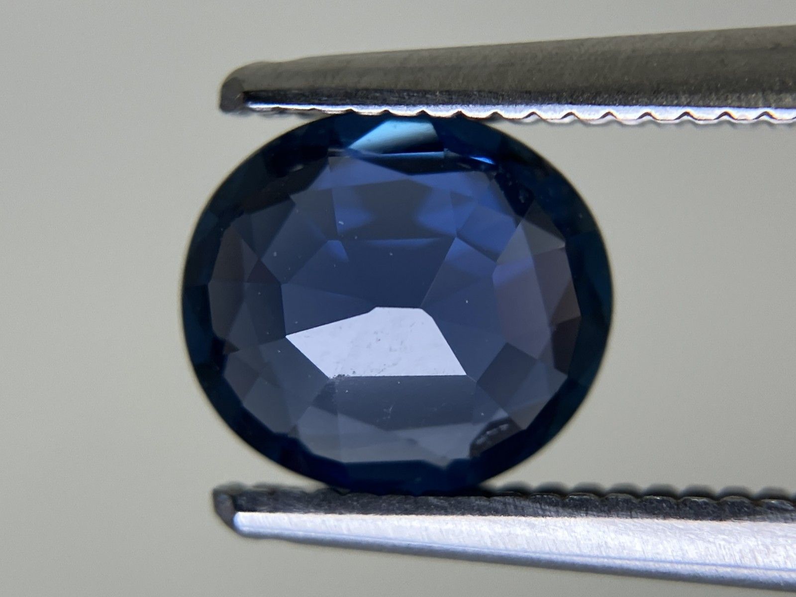 サファイア 1.227ct 宝石ソーティング付き 7.2㎜×6.4㎜×2.7
