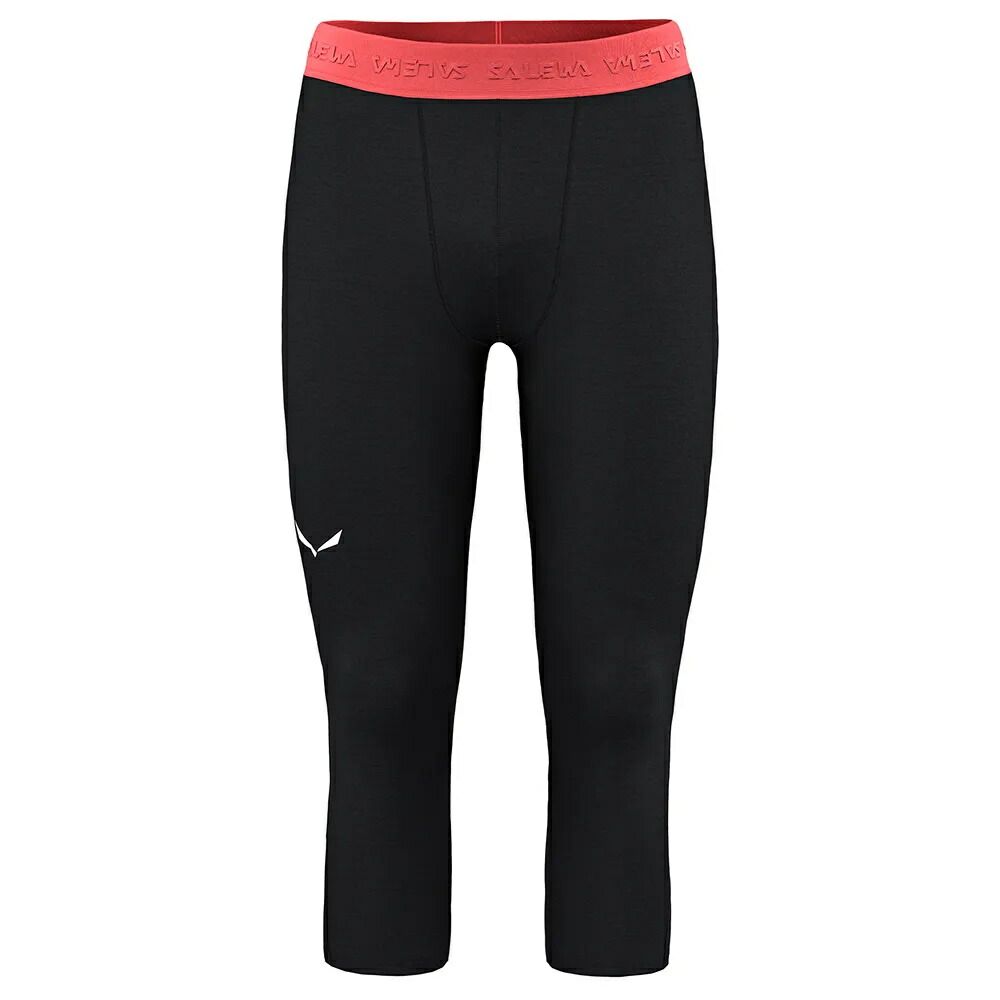 お取り寄せ ２～４週間で発送 サレワ クリスタロ ワーム AMR 3|4 レギンス Black Out t WA Cristallo Warm AMR 3|4 Leggings t