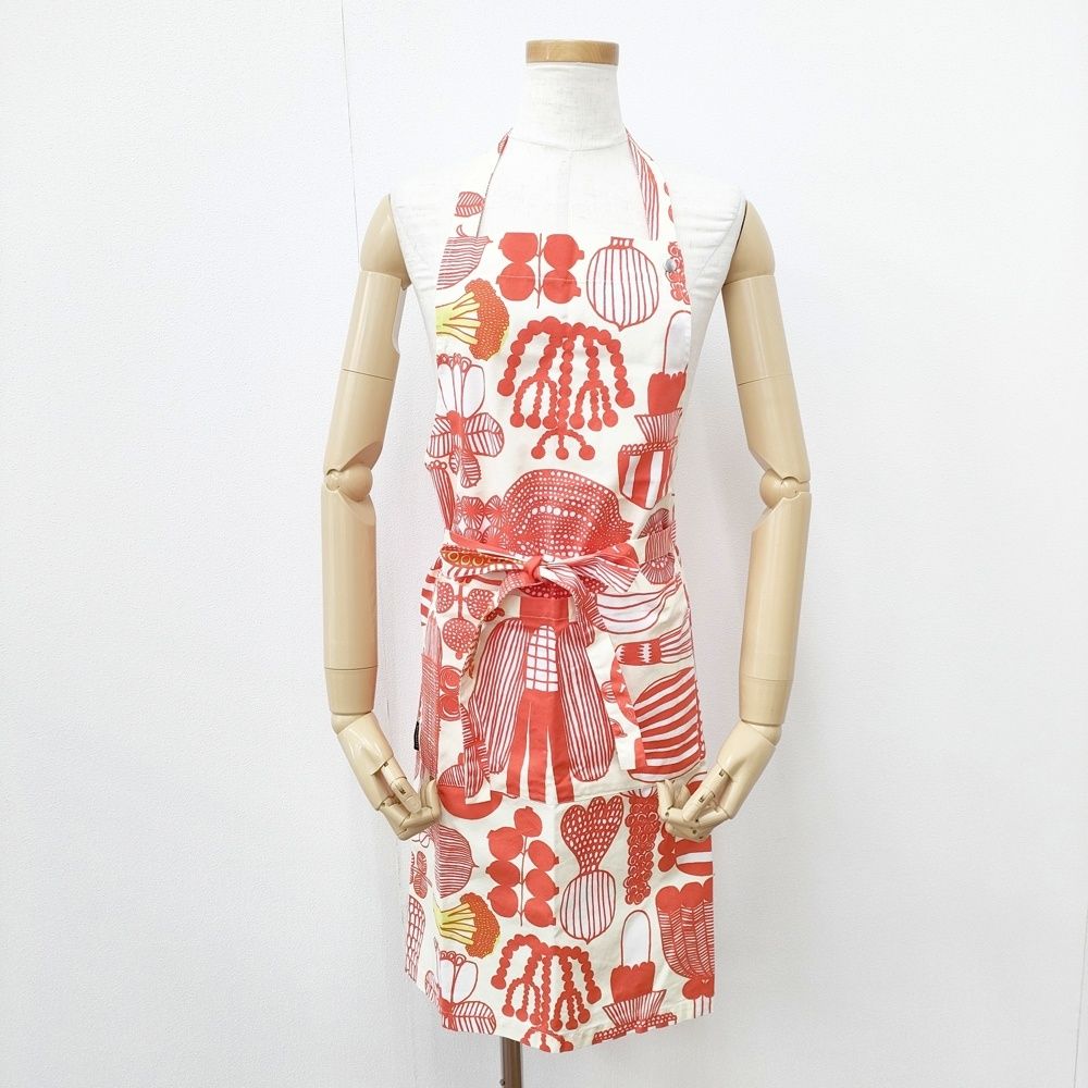 marimekko Puutarhurin parhaat プータルフリンパルハート エプロン