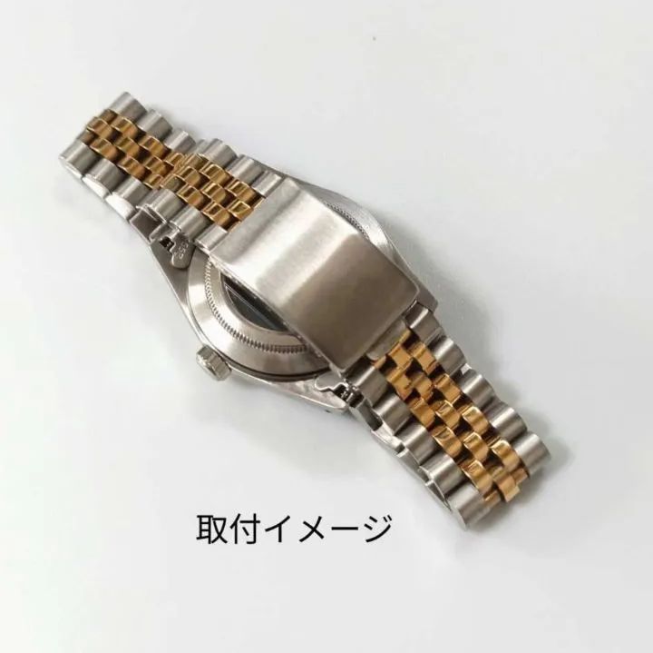 19mm ジュビリー コンビ ブレスレット 腕時計 修理交換用 社外品 【対応】ロレックス デイトジャスト オイスター等 ROLEX 互換 - メルカリ