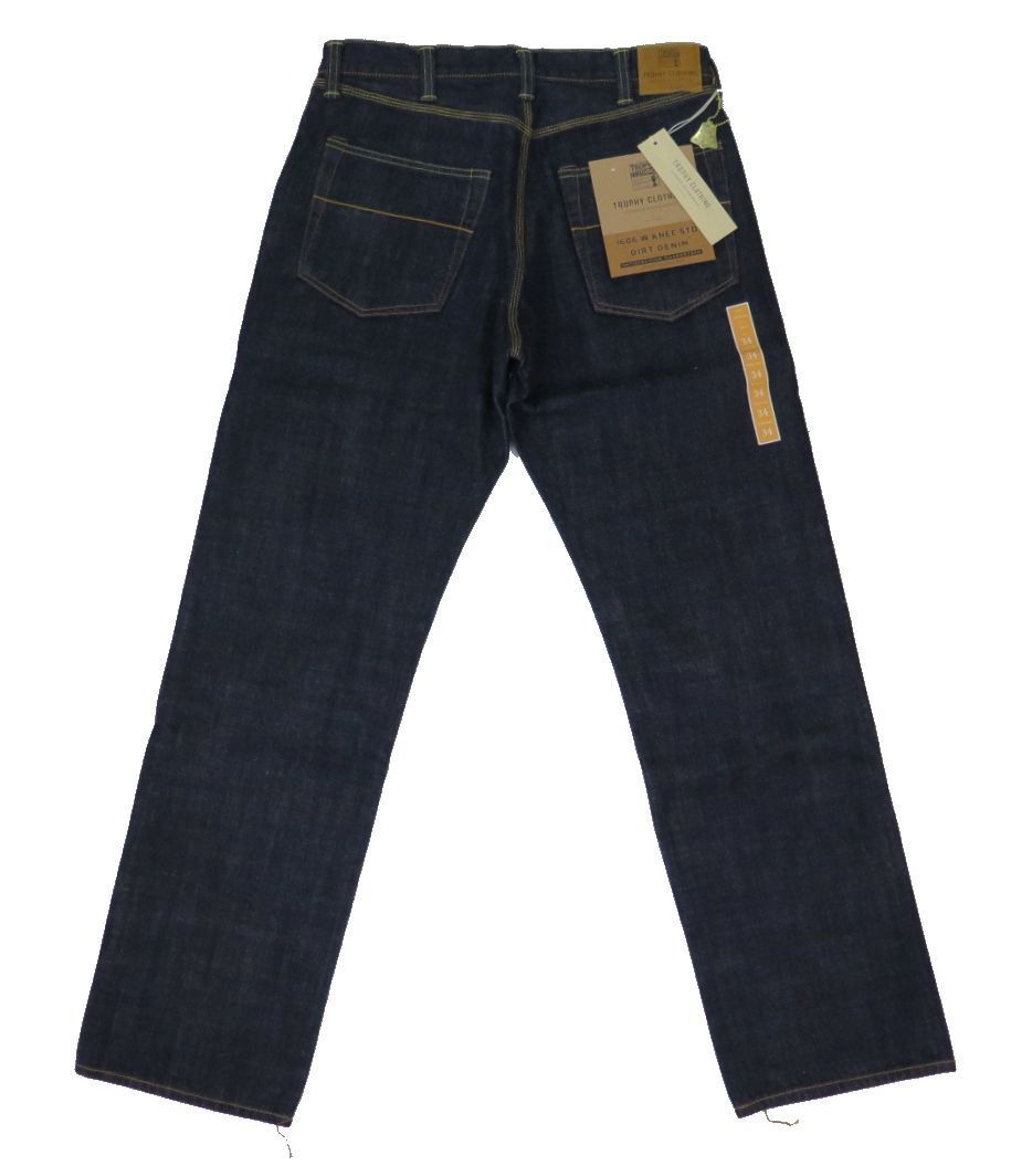 トロフィークロージング　ダブルニー　デニム　セルビッチ　ボタンフライ　日本製 楽天市場】トロフィークロージング TROPHY CLOTHING ダブルニー