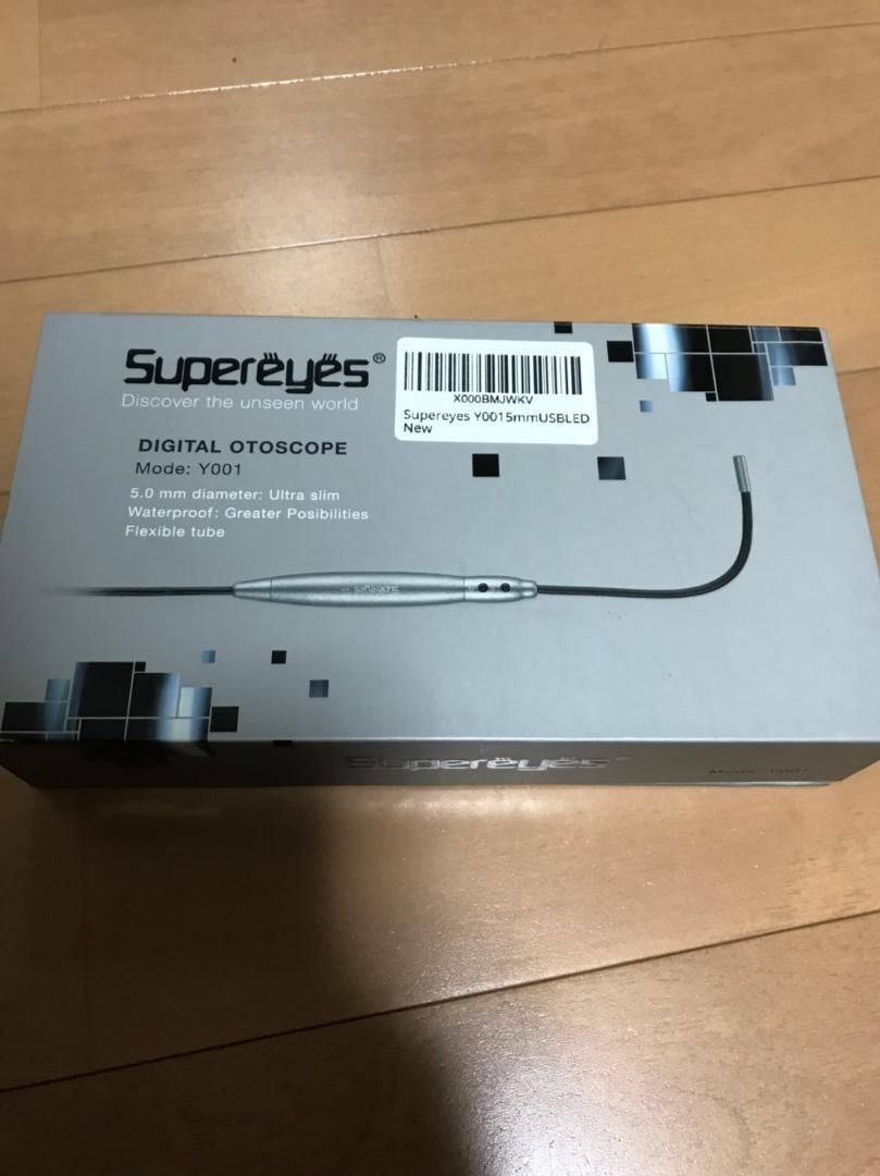 スーパーアイズ  Y001 5mm  デジタル顕微鏡、オトスコープ LED付 スーパーアイズ Y001 5mm デジタル顕微鏡、オトスコープ LED付