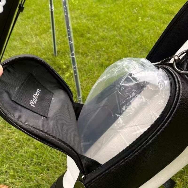 Hフード未使用品 ピン キャディバッグ ゴルフクラブケース 持ち手付き