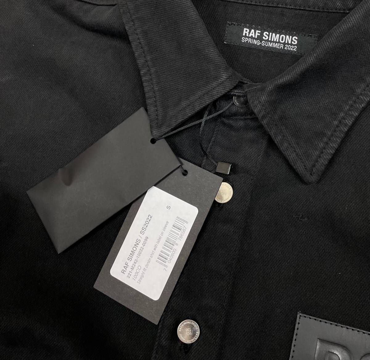 raf simons 22ss Straight fit denim shirt Jackets RAF SIMONS