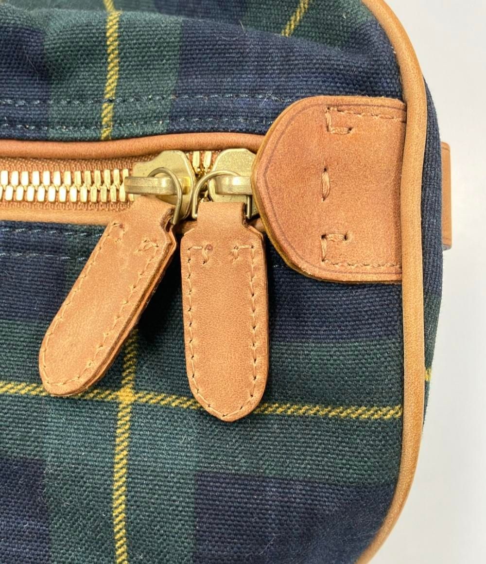 レア✨ポロラルフローレン ボストンバッグ ドクターズバッグ チェック