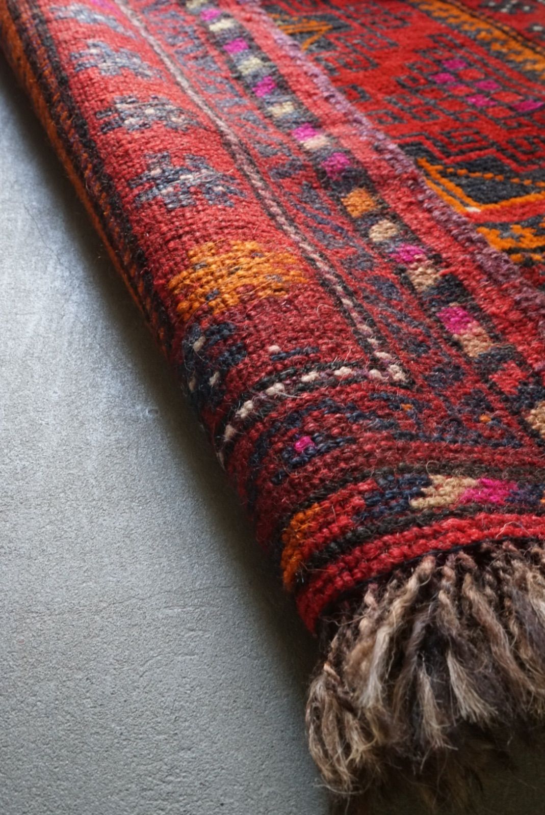 トライバルラグ アフガニスタン バルーチ 1970-1980年代 87×64.5cm No