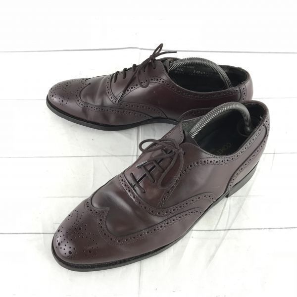 80s-90s?/Vintage☆USA製☆スタフォード☆本革ウイングチップ【28.5