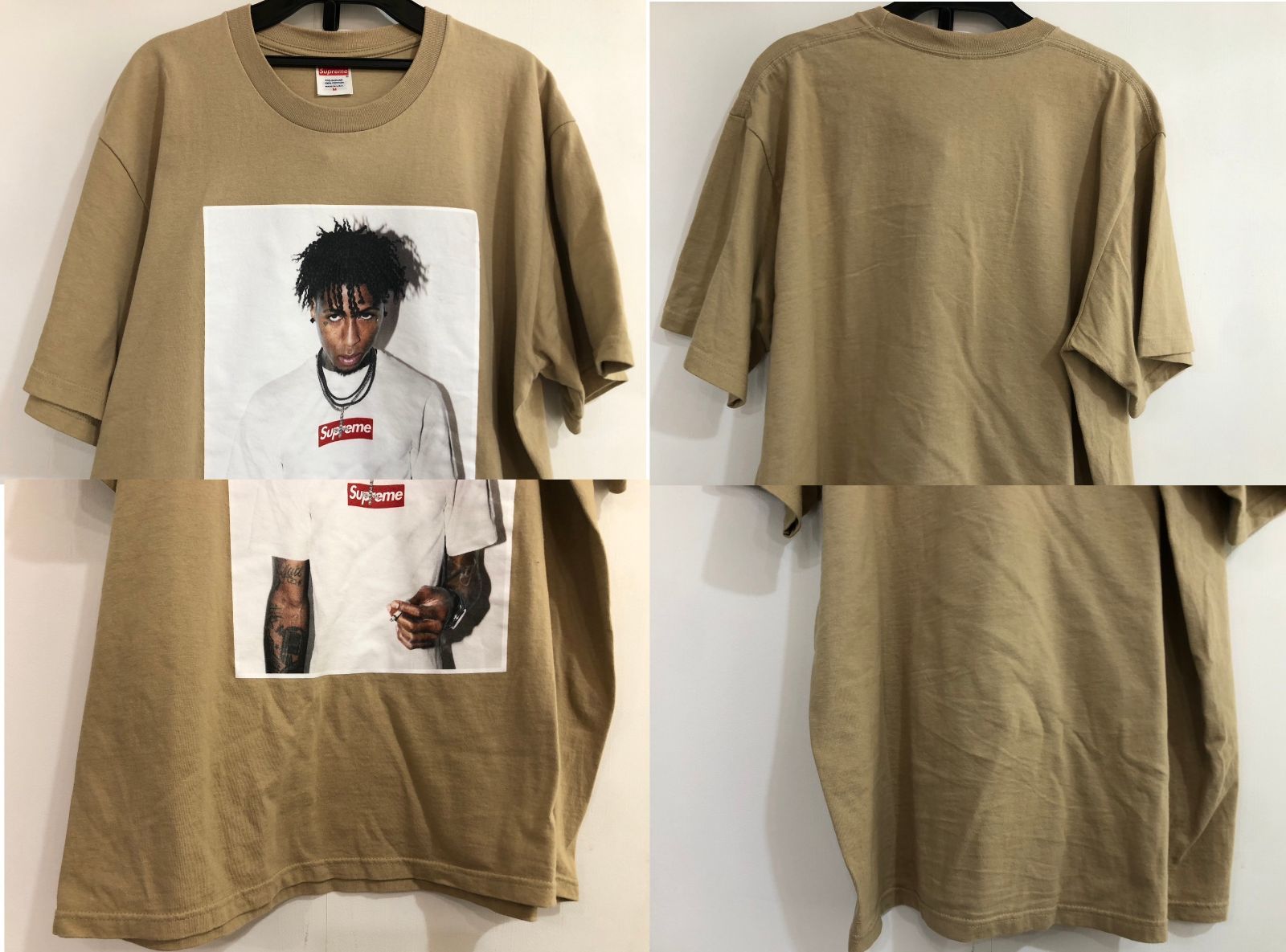◇Supreme シュプリーム NBAヤングボーイ Tシャツ 23AW Mサイズ カーキ