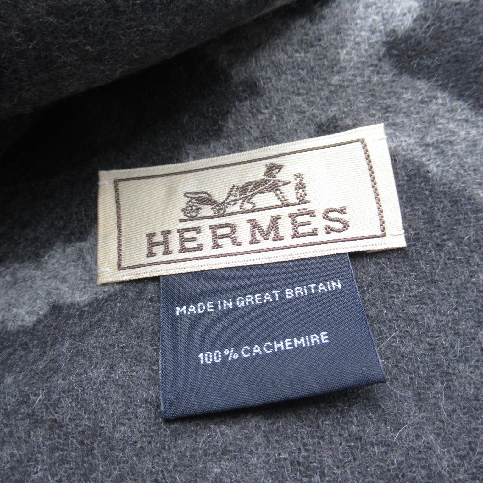 新品未使用 エルメス Hermes カシミヤ マフラー クリック・クラック HERMES - タグ付き未使用【エルメス】カシミアマフラー